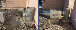 Maintenance Changement Caisson Vmc Avant Après