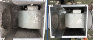 Ventilation Mécanique Nettoyage Désinfection Avant Apres